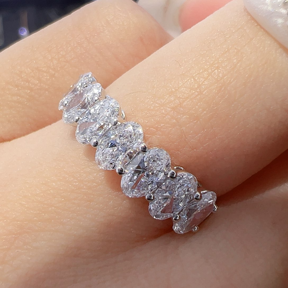 实验室培育钻石18K金镶嵌1.231