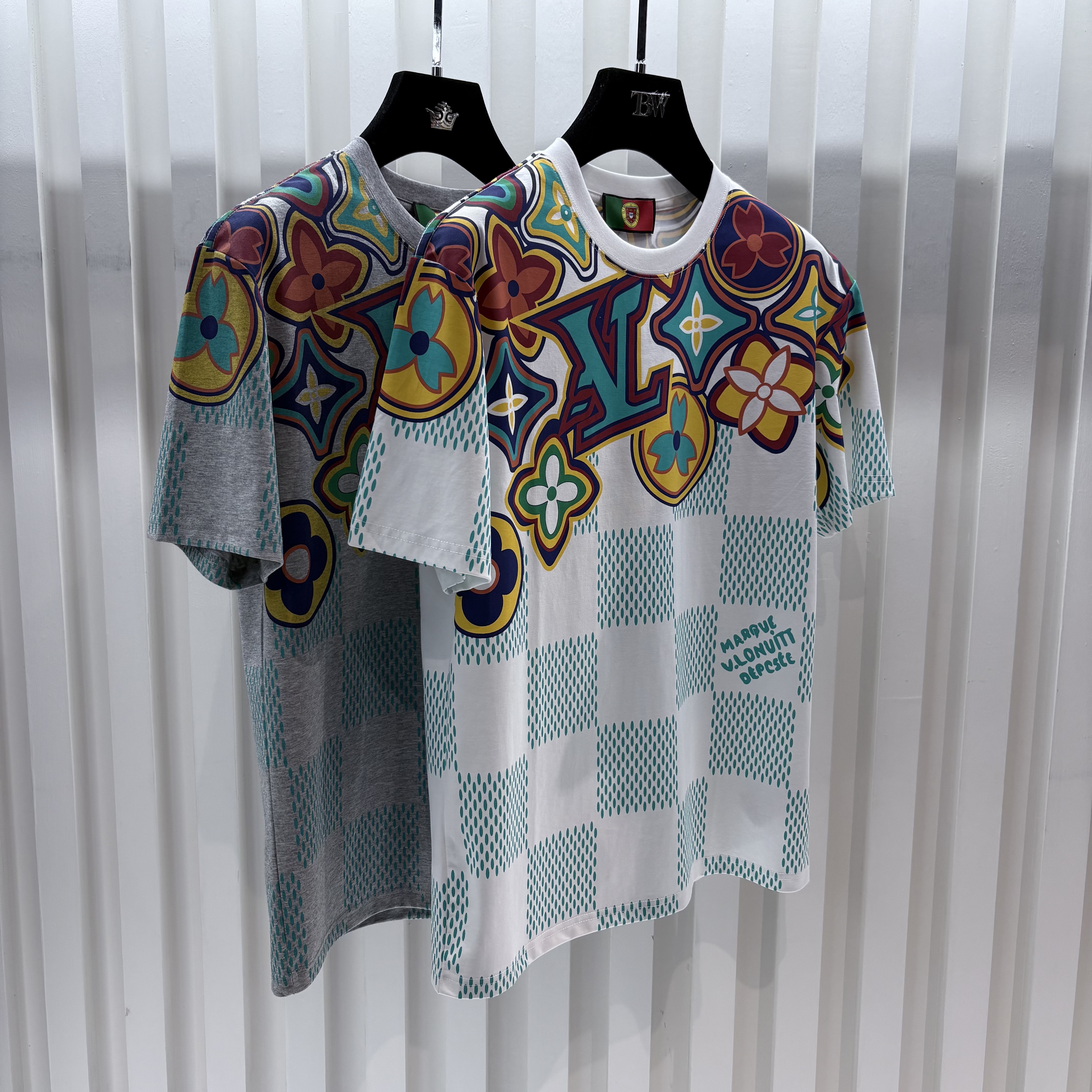 【烽哥专属】夏季新品 百搭男女同款高奢休闲短袖25046