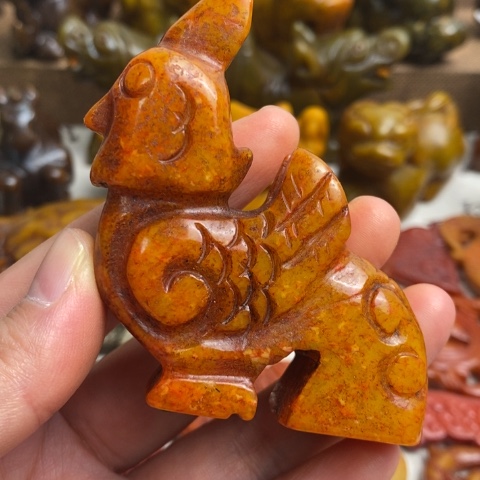 未镶嵌蛇纹石玉颈饰11