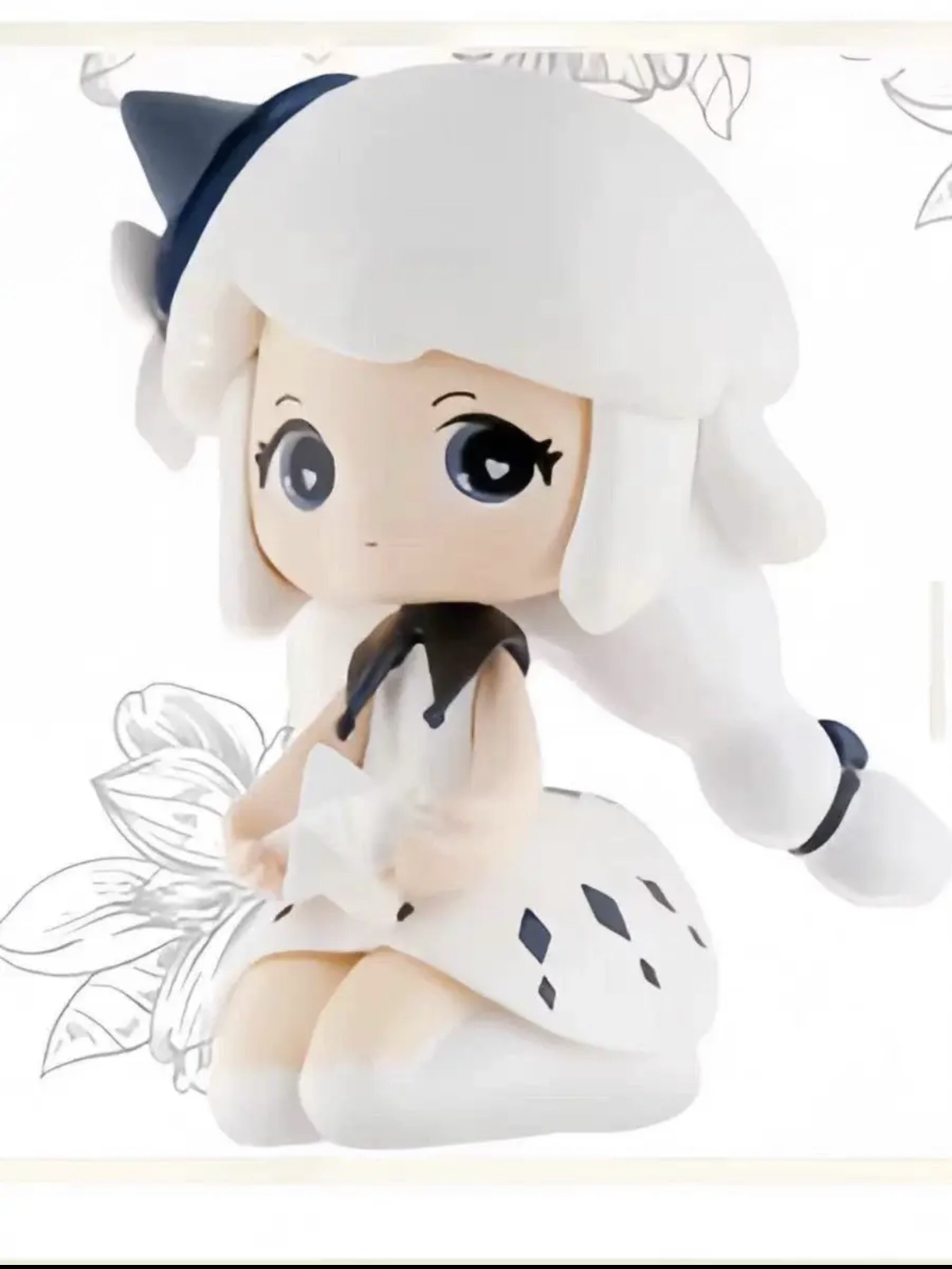 拆盒~~Evie黑白魔女茶话潮玩手办摆件盲盒