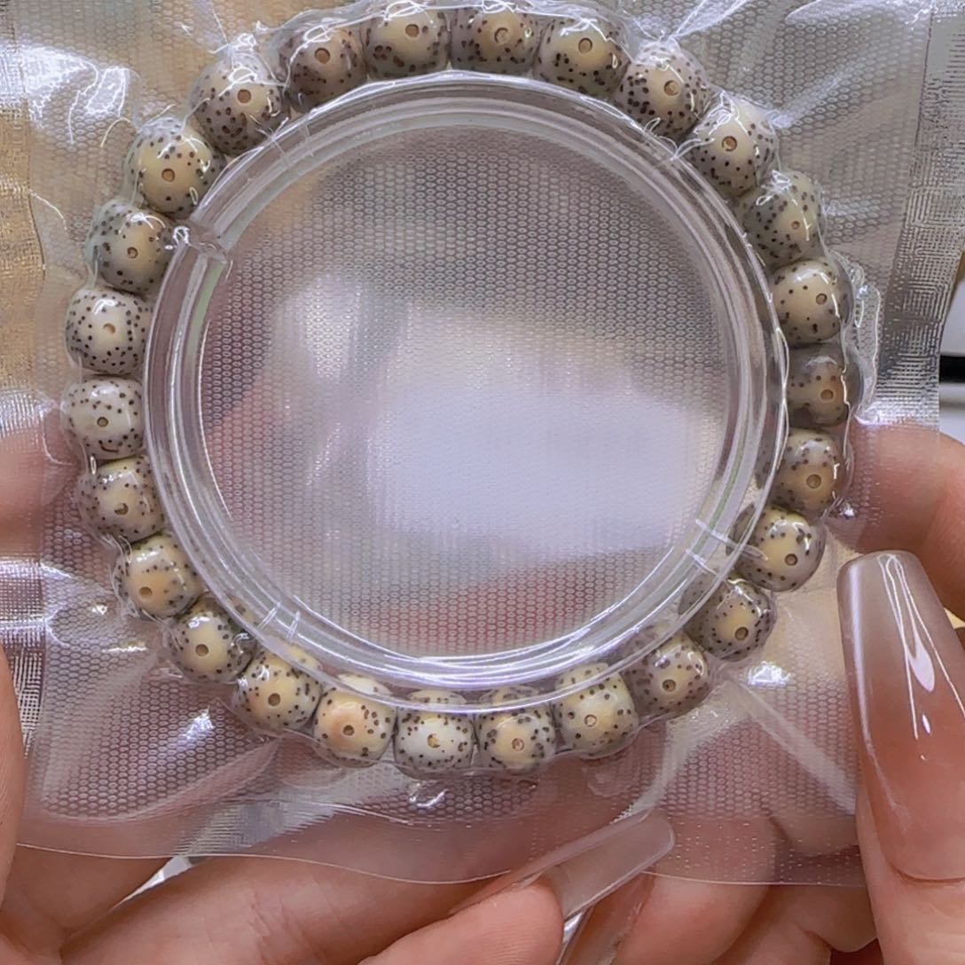 星月菩提手串52哈哈火烧云星月菩提98桶单圈