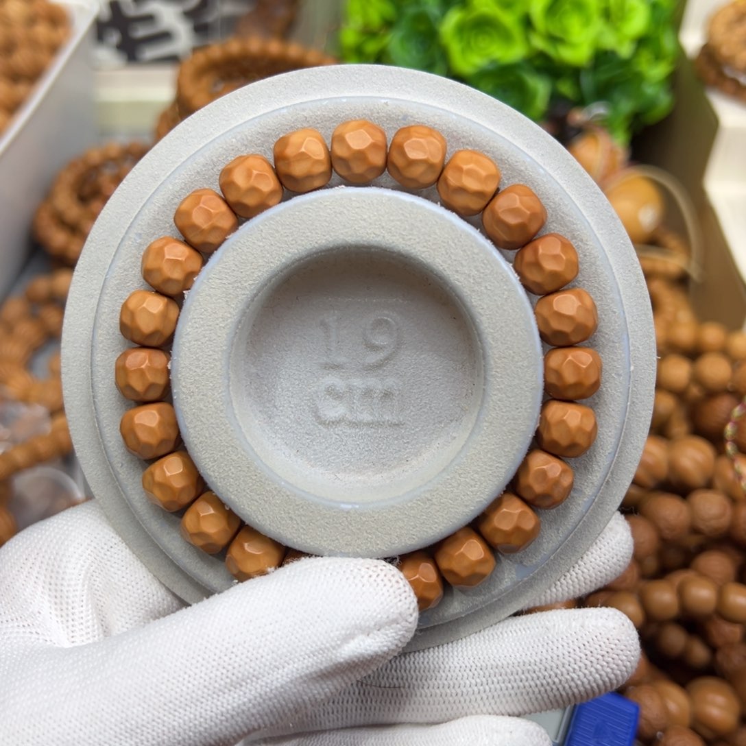 猴头核桃手串微瑕黑金无相