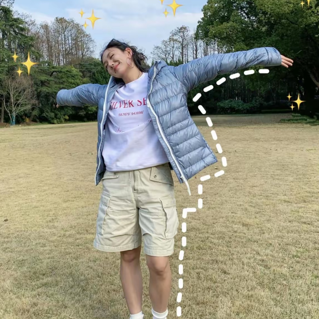 2025最90白鸭绒男女同款连帽轻薄羽绒服WXY