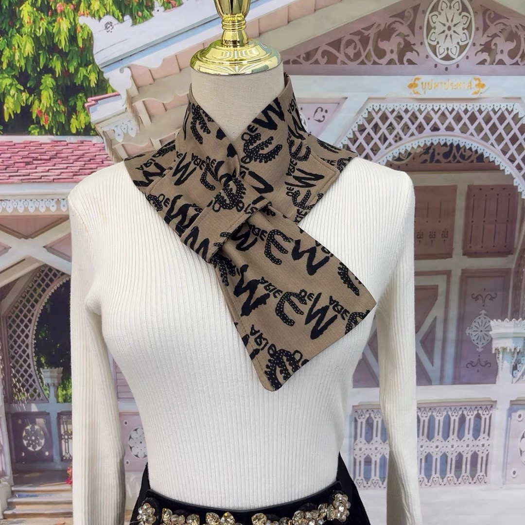 新款德绒带兜护颈围脖防寒百搭脖套防风保暖围巾护颈