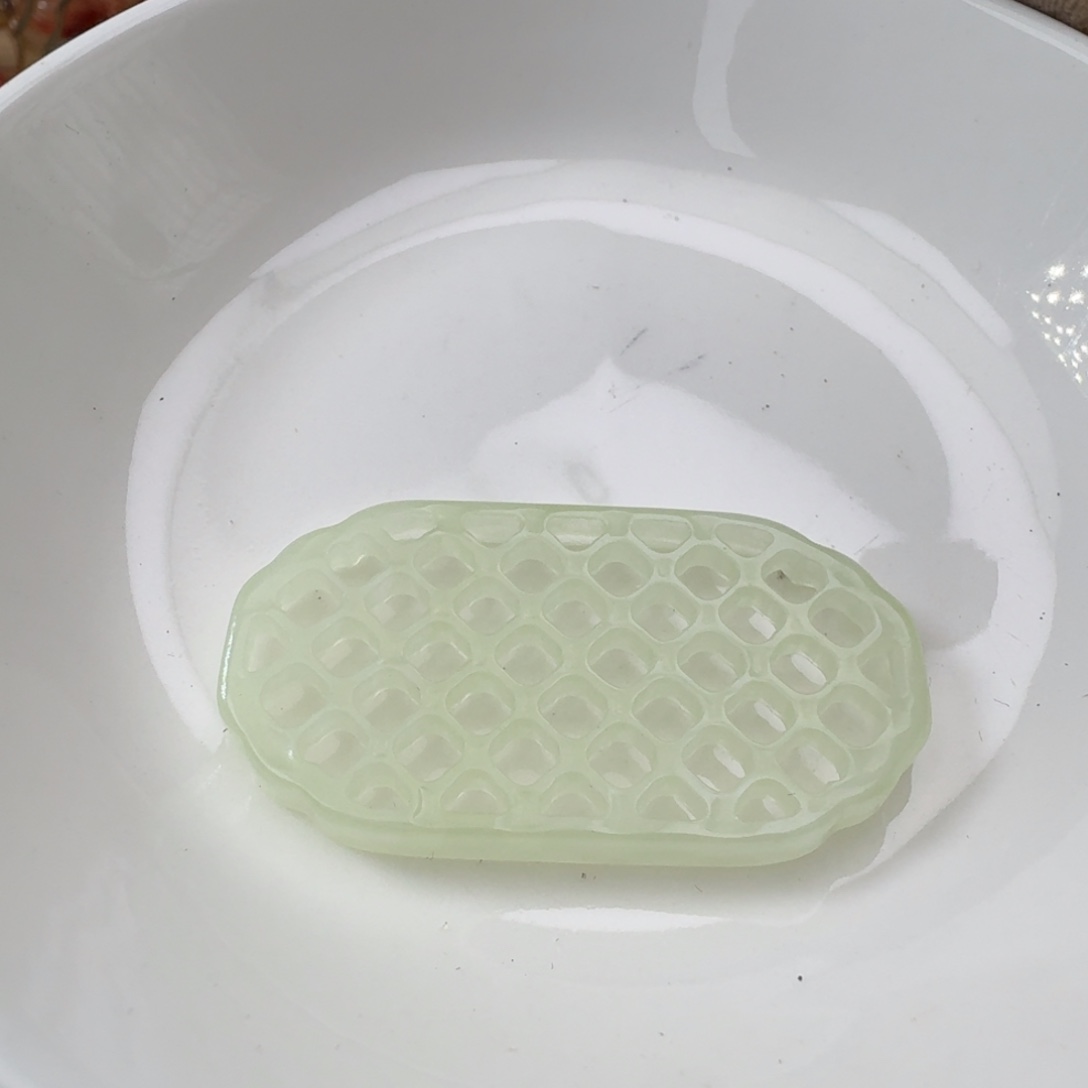 玻璃234 绿色方窗十个