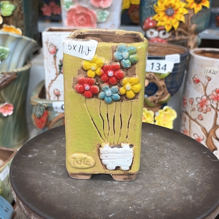 紫砂花盆粗陶材质多肉花盆