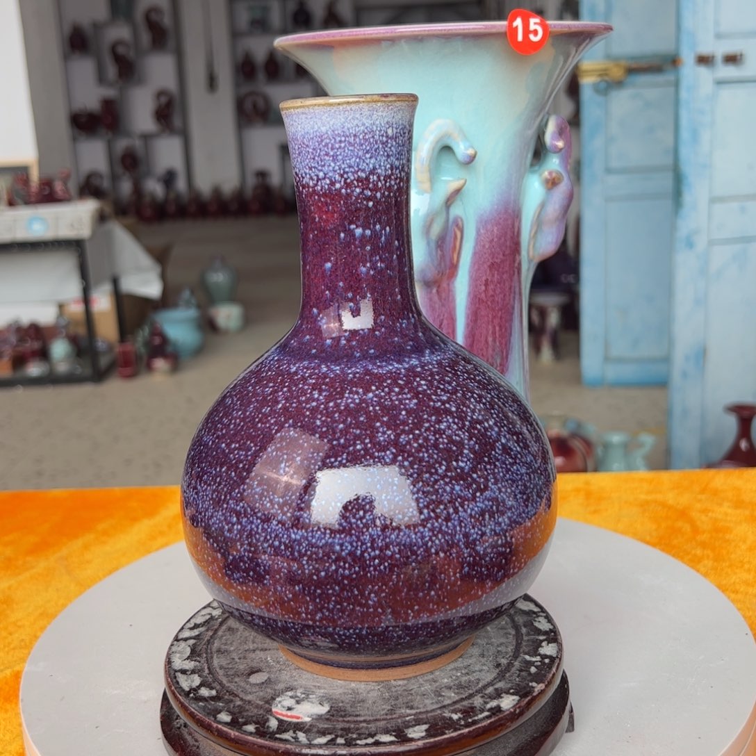 摆件郑家钧窑摆件 