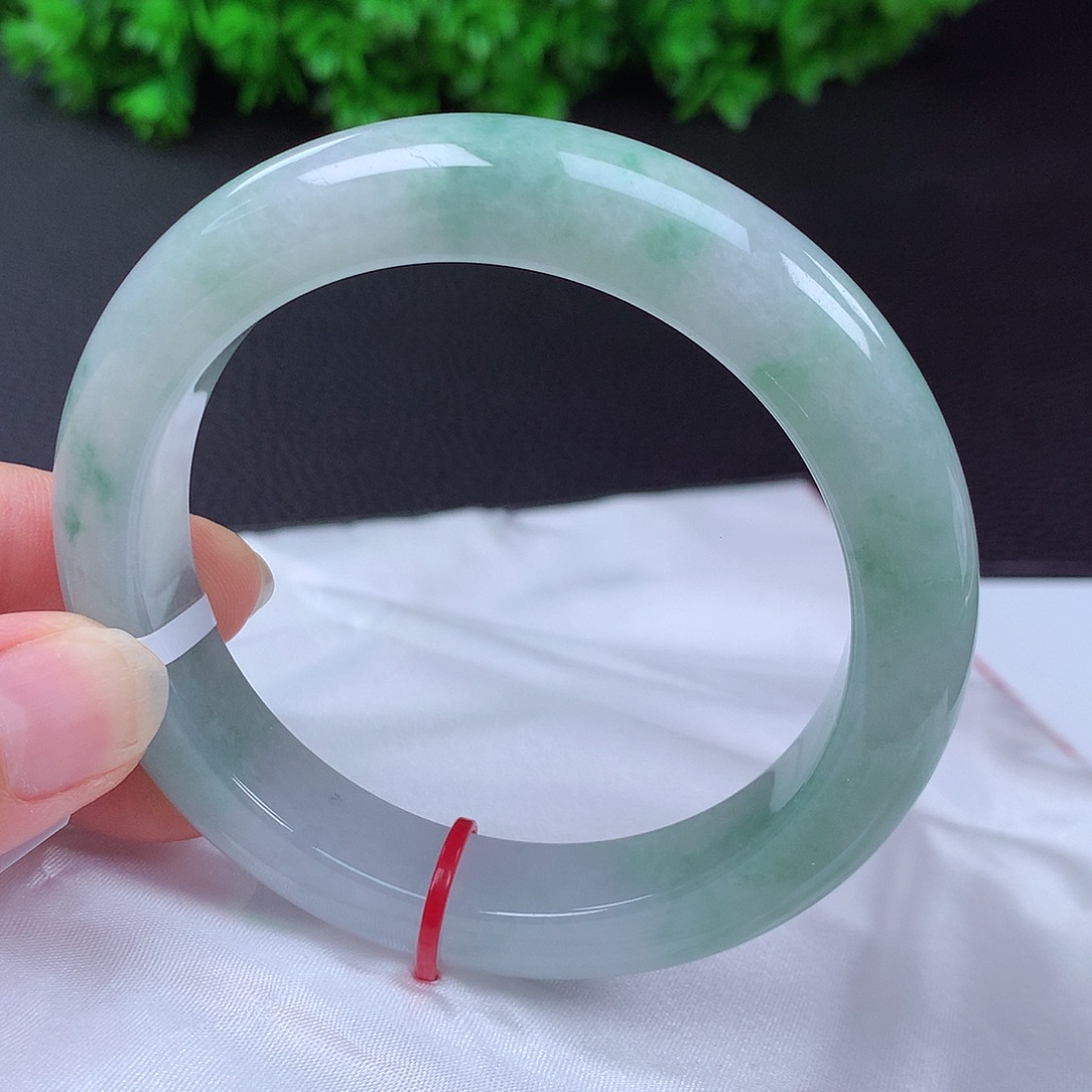 翡翠手镯未镶嵌59圈口435016