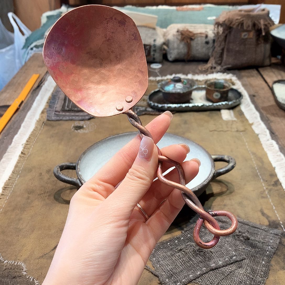 特价福利 手工紫铜铜铲