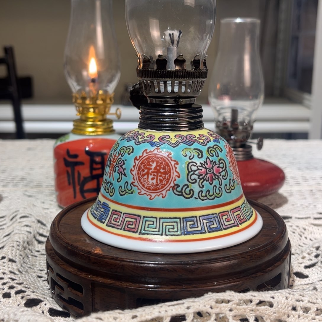 摆件景德镇陶瓷香薰灯