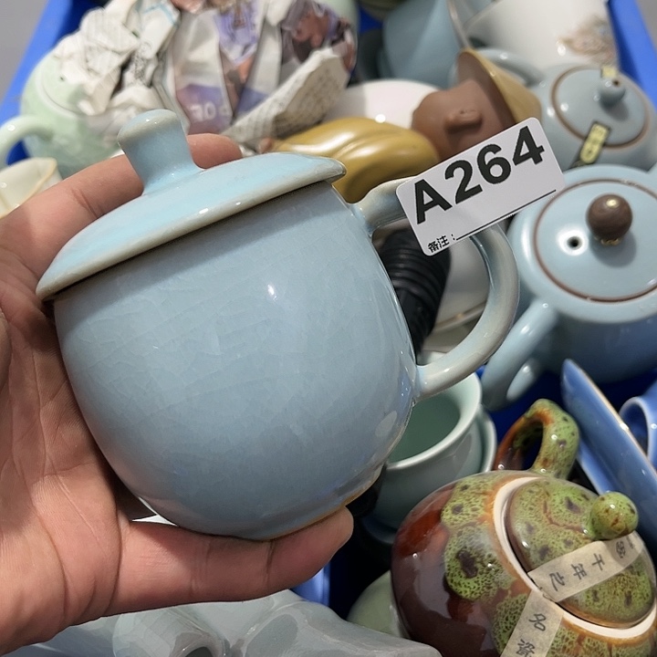 茶具默认微瑕瓷器、茶具、壶、摆件，介意勿拍 