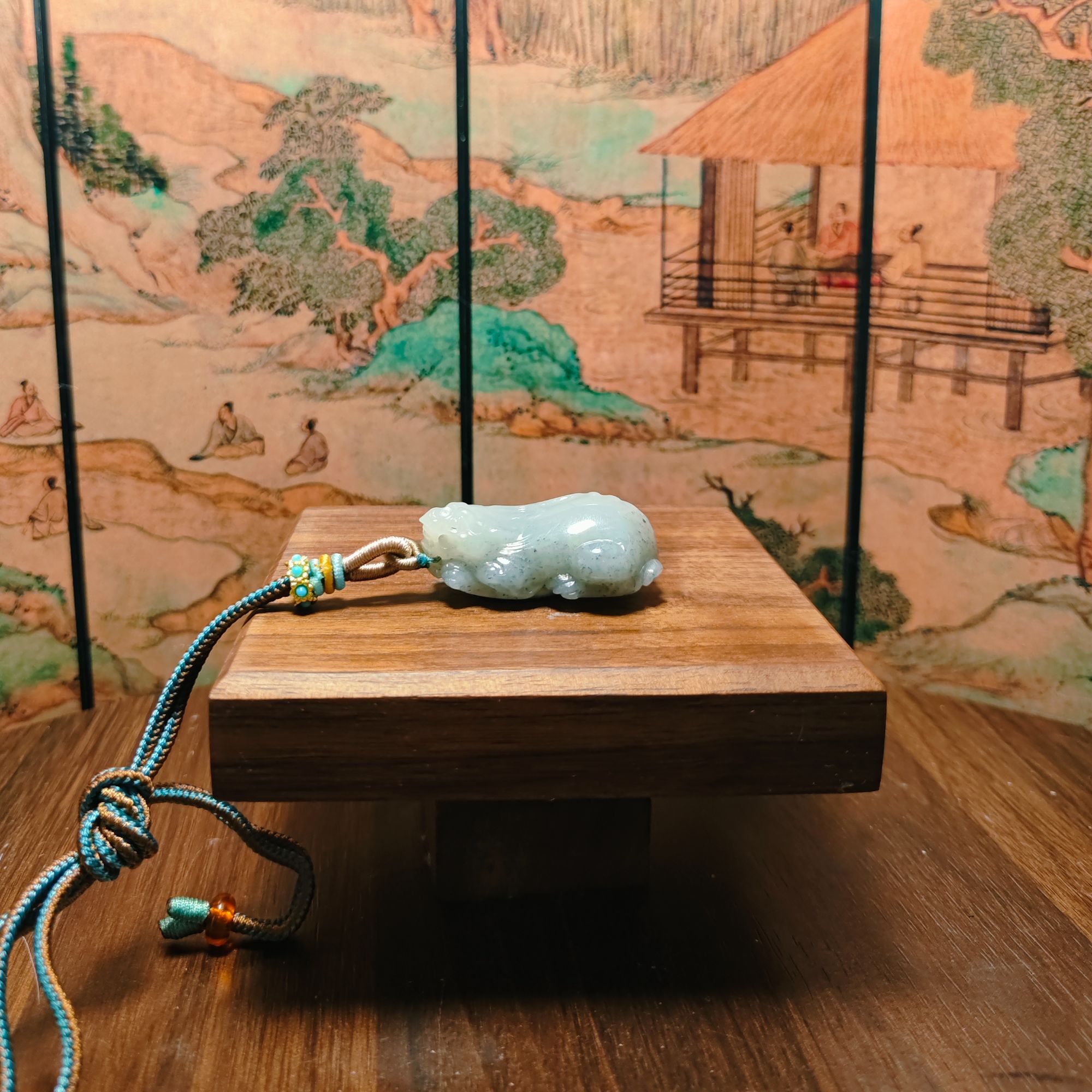 W和田玉貔貅吊坠0049