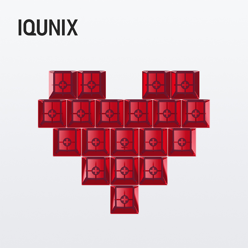 IQUNIX 爱心键帽套装 