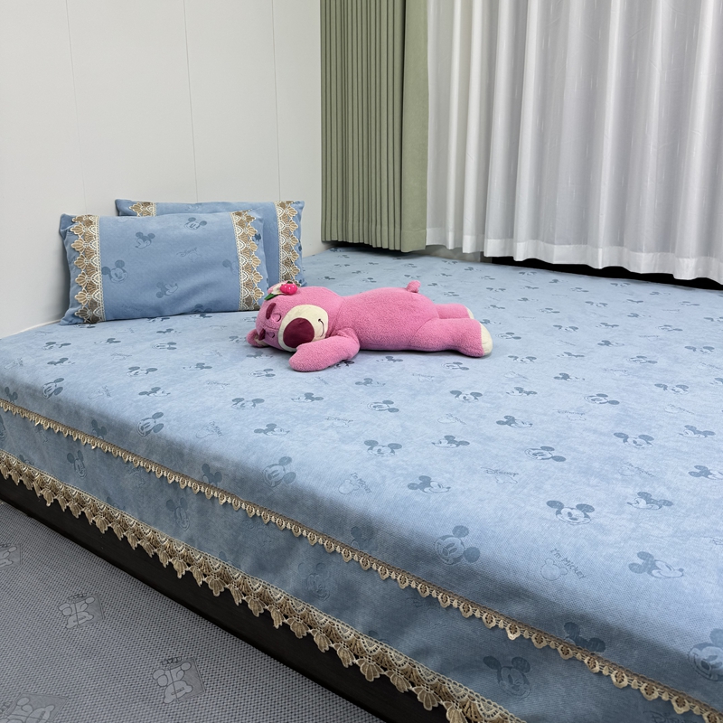 儿童房米琦宝宝绒雪尼尔四季通用榻榻米床盖炕盖防滑不缩水