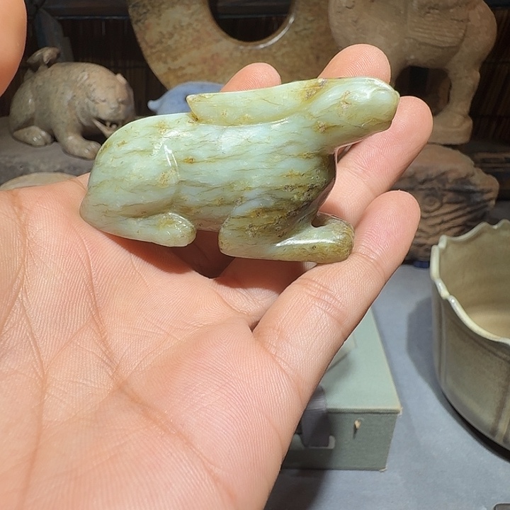 叶***公和田玉（糖玉）未镶嵌颈饰