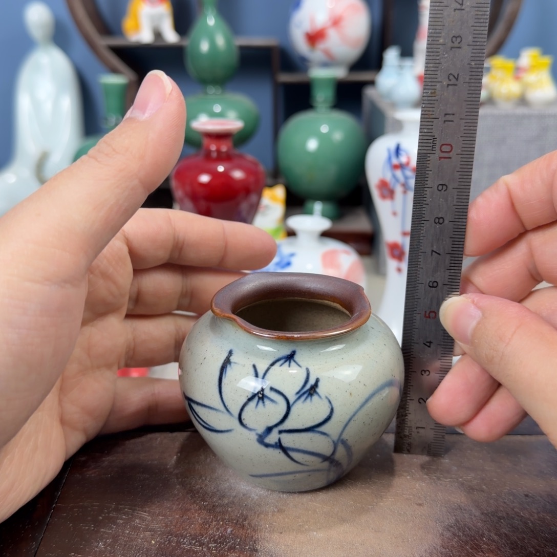 陶瓷手工小花器摆件