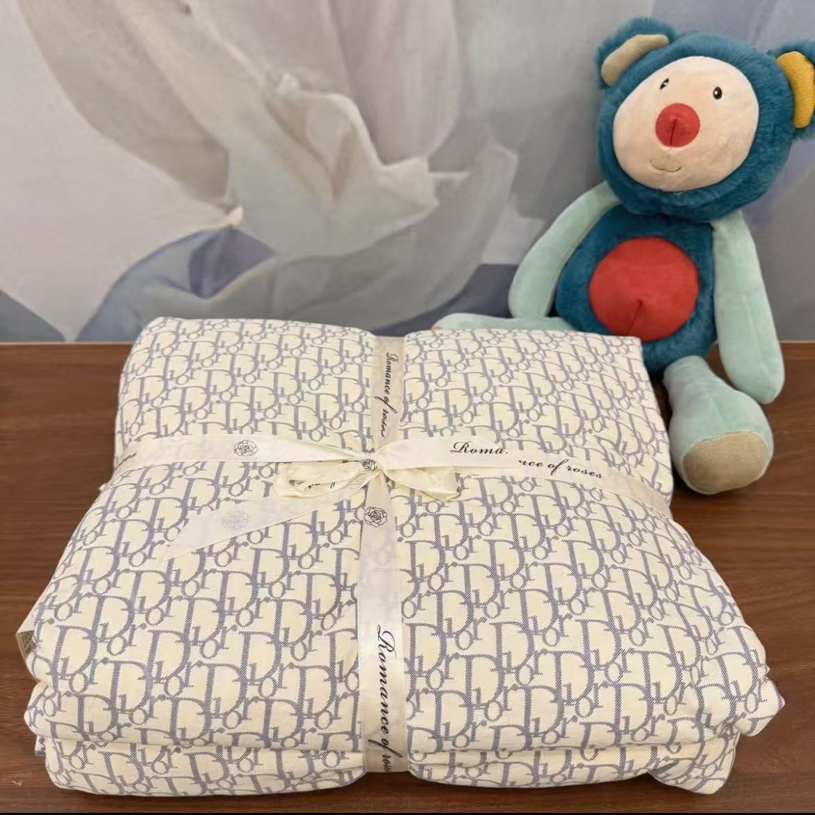 【荣姐专属】轻奢家居床品四件套时尚大气皱皱纱（床单+被罩+枕套*2）