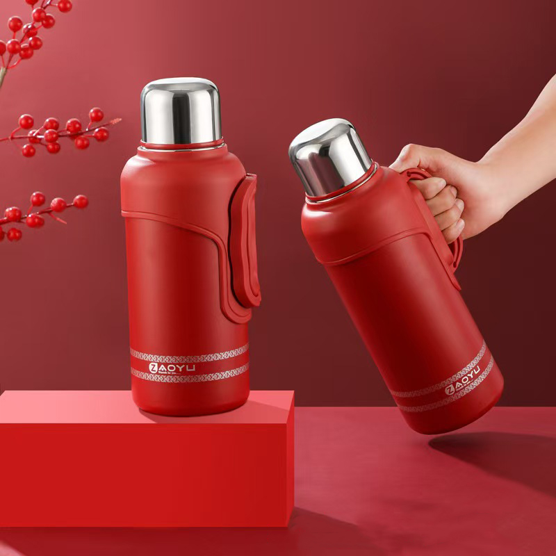 保温壶保温水壶大容量316不锈钢保温杯户外旅行壶1.5L