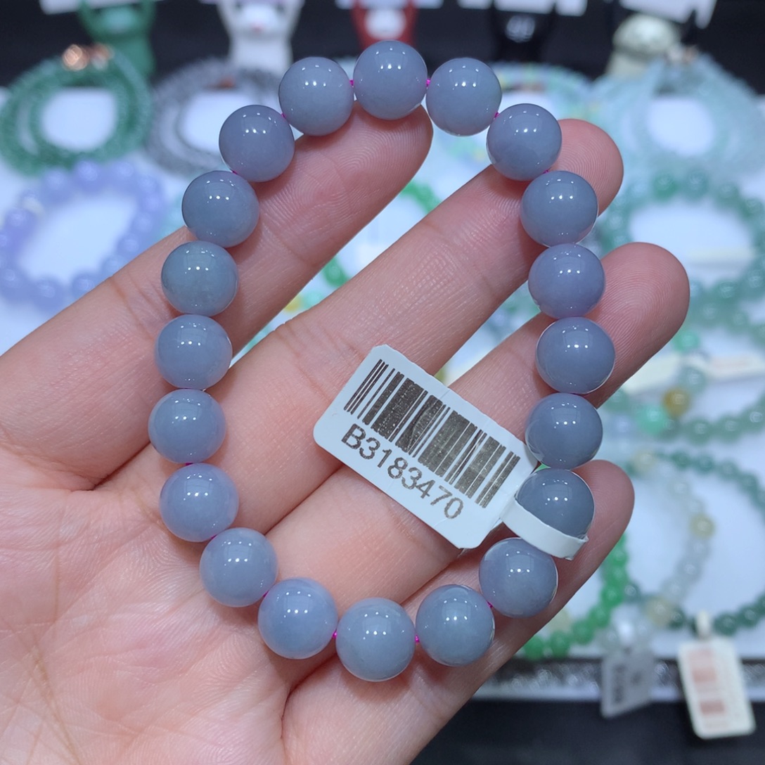 翡翠未镶嵌手串天然
