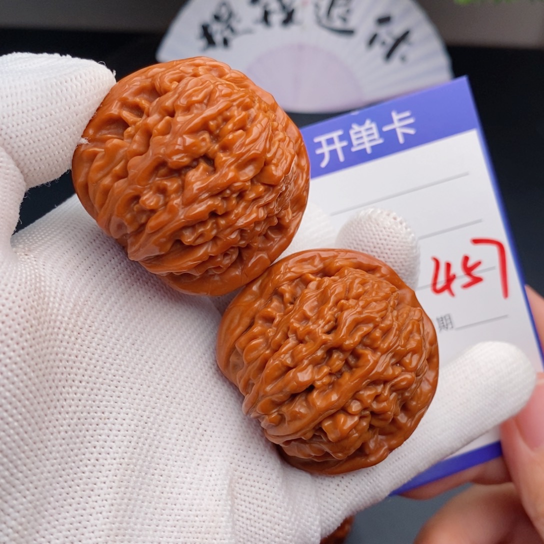 把件文玩核桃42楼子457