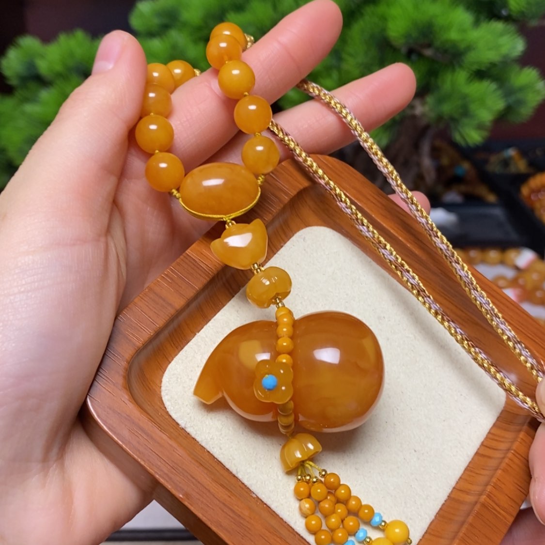 【闪购商品】蜜蜡颈饰未镶嵌项链