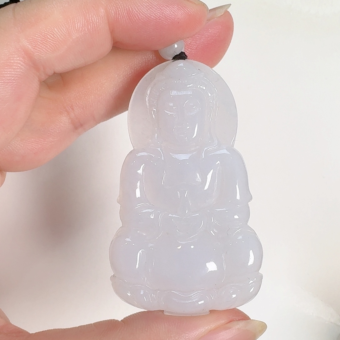 颈饰未镶嵌翡翠正装观音