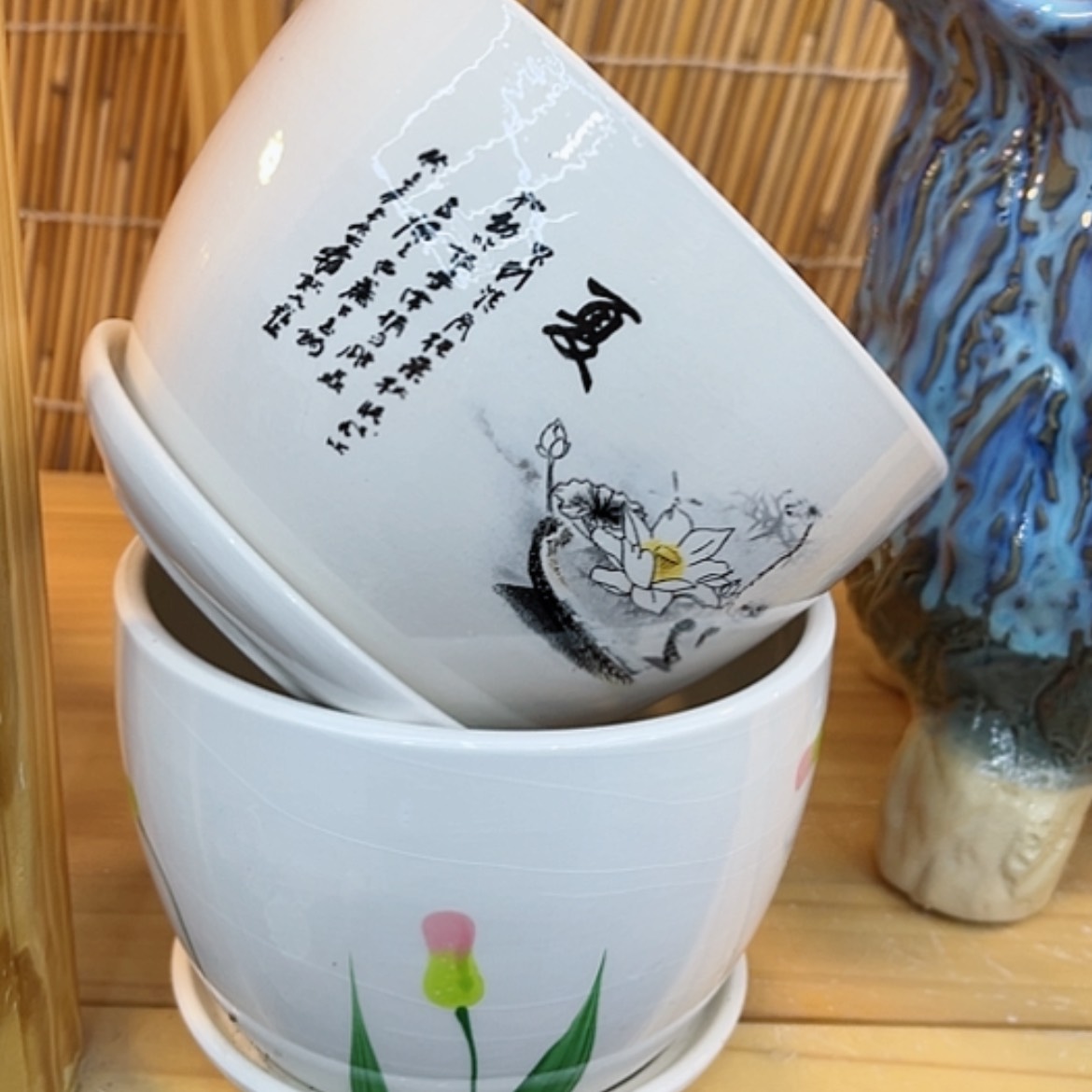 【闪购商品】陶瓷花盆