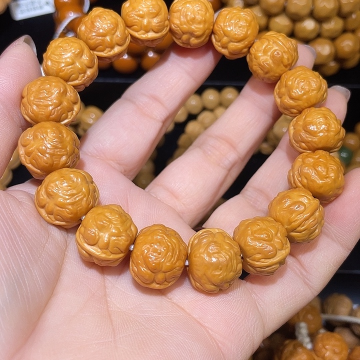 猴头核桃手串猴头