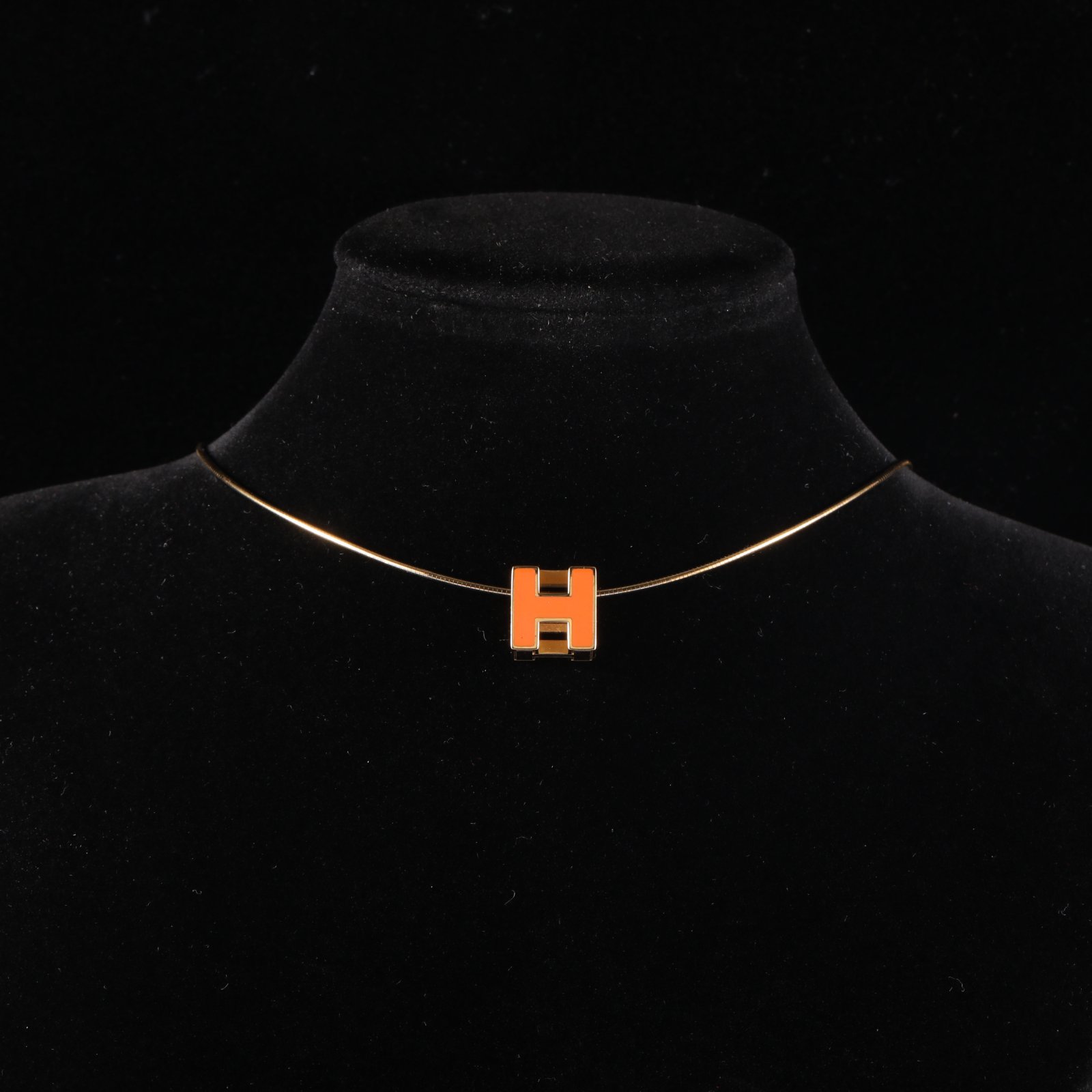 95新 Hermes/爱马仕 【可玉Keyu】合金 H字母 吊坠 P235705633