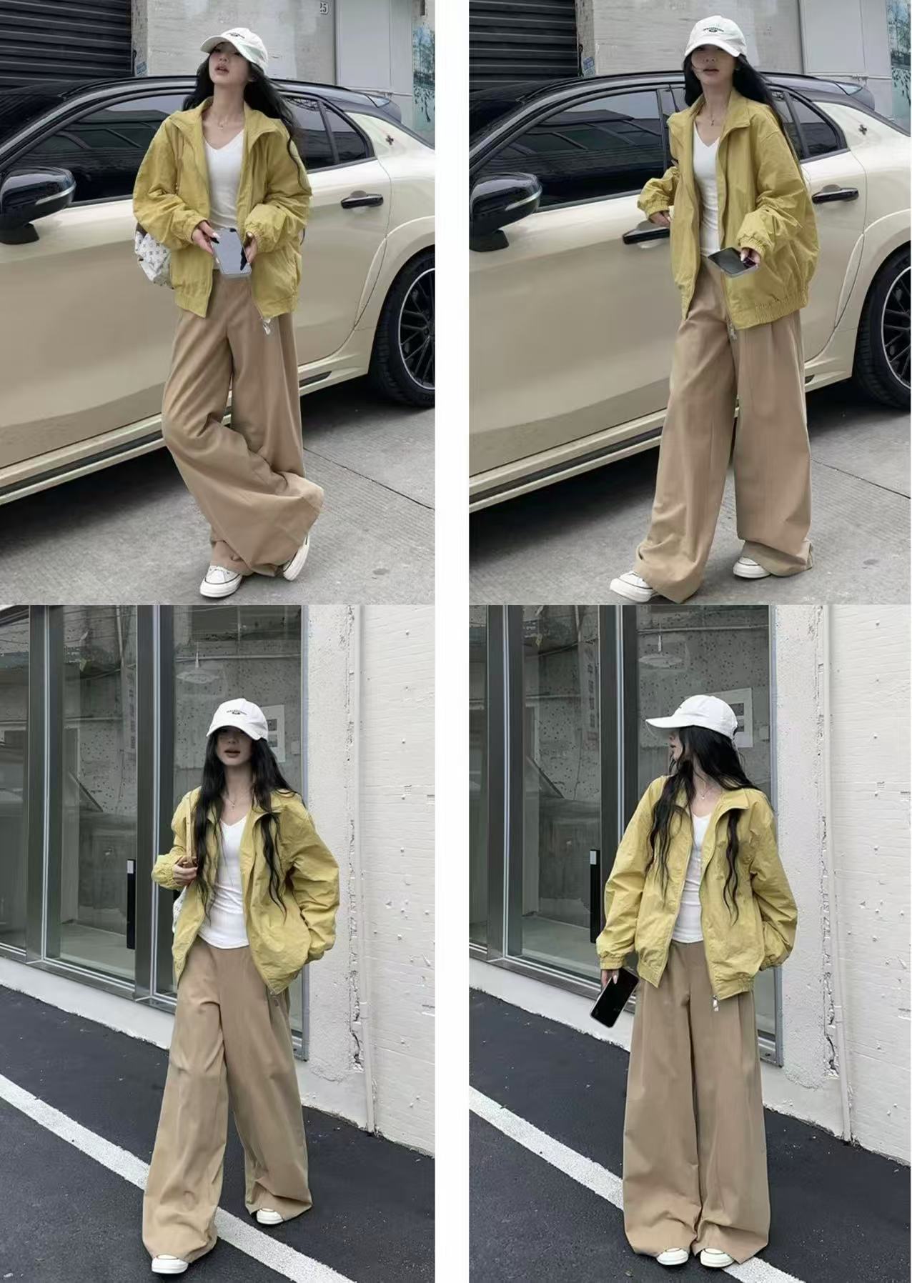 全勤神裤 三色阔腿裤#A898