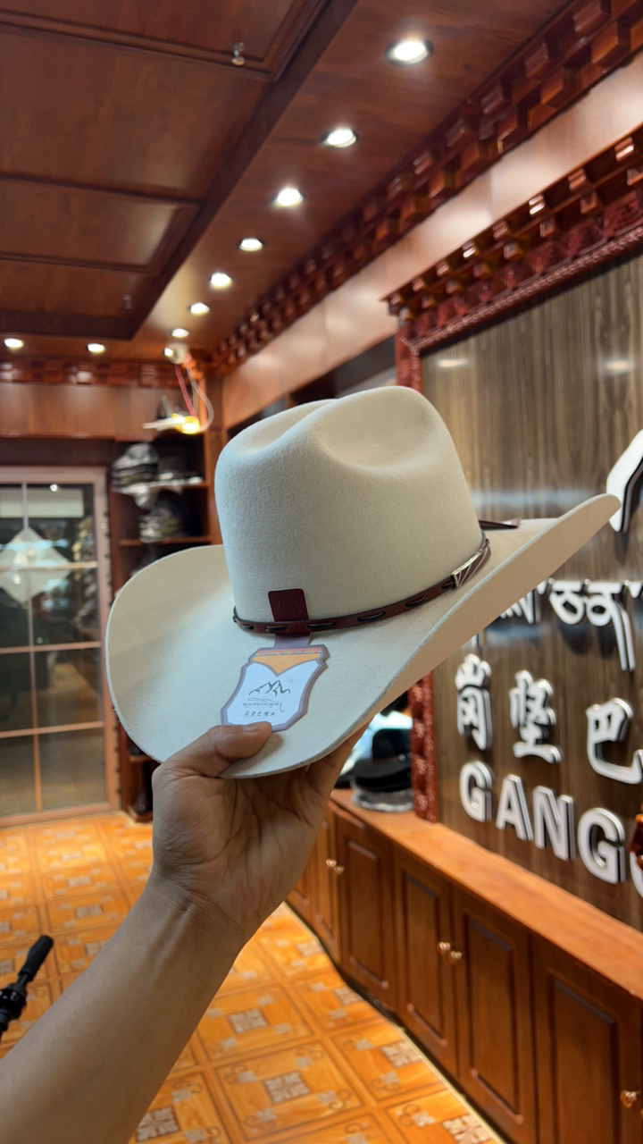 岗坚巴帽业羊绒西部牛仔002