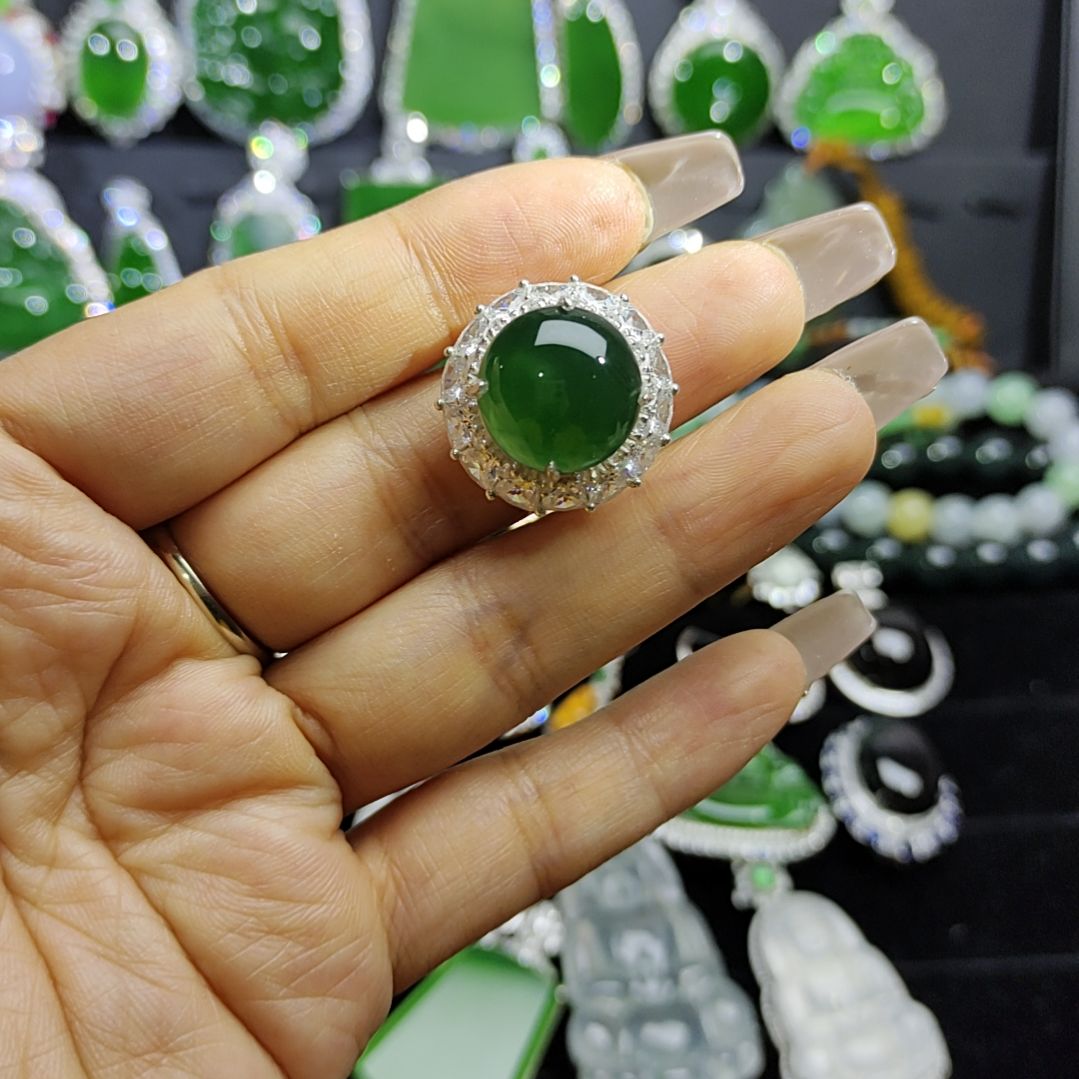 翡翠戒指未镶嵌66666666