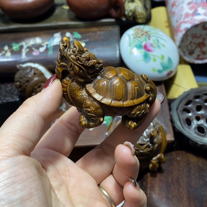 清***尊花梨木类端景台木木