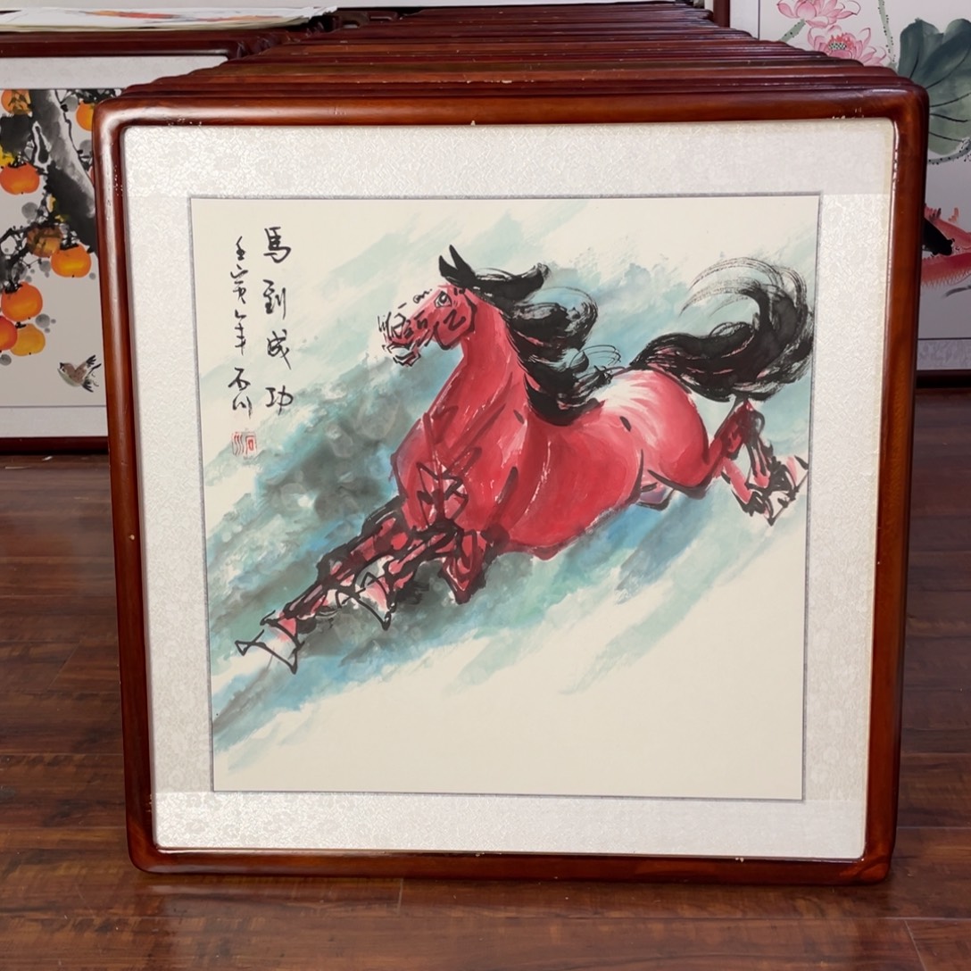 国画带框尺寸63*63厘米