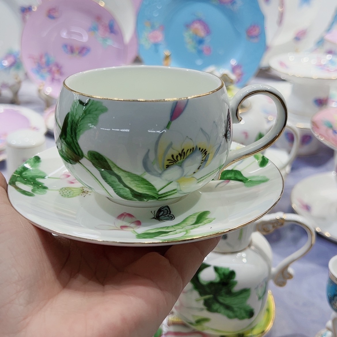 【闪购商品】骨瓷咖啡杯碟