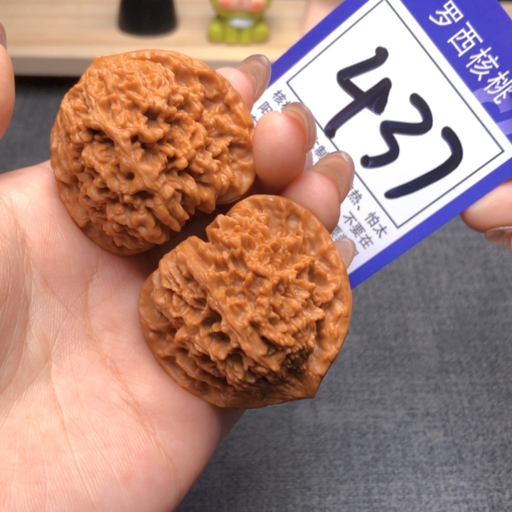 桃核吊坠42尺寸满天星 437号