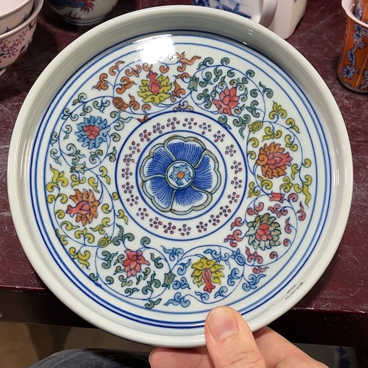 瓷片///////景德镇陶瓷茶盘。