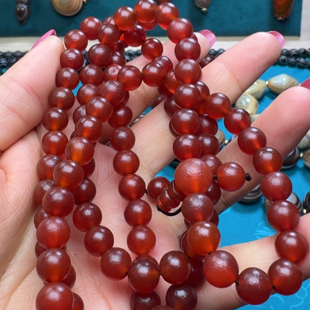 玛瑙/玉髓未镶嵌项链