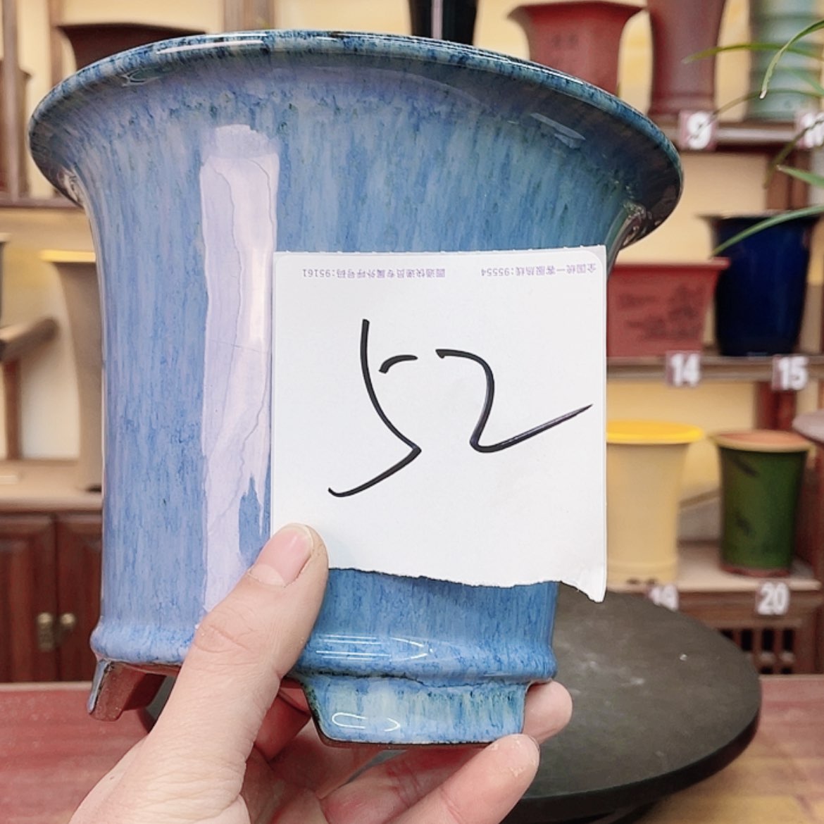 【闪购商品】紫砂花盆黑**香兰花7558845558858888