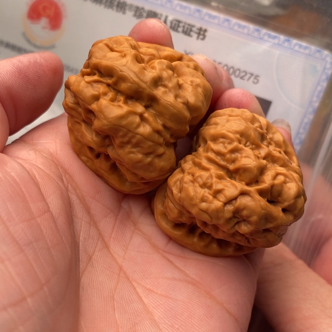 文玩核桃把件开背蛙37