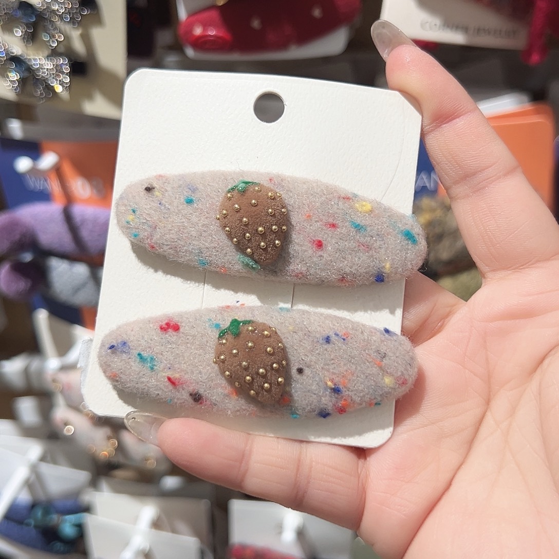 非金属草莓椭圆掰掰一对