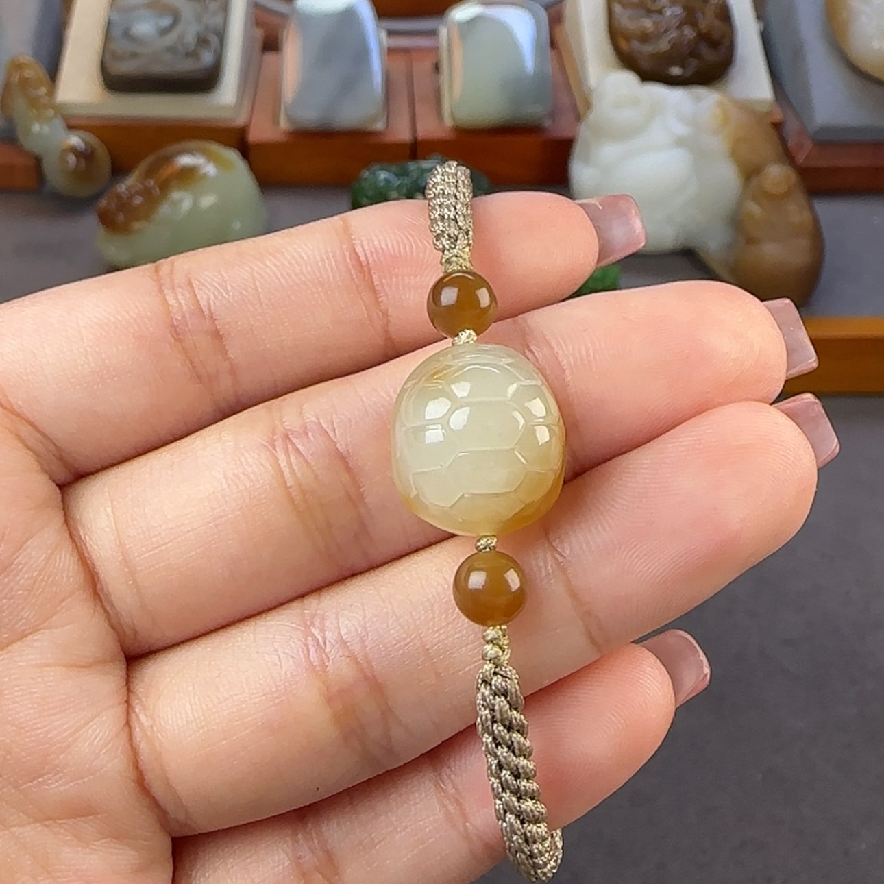 【闪购商品】手绳未镶嵌和田玉