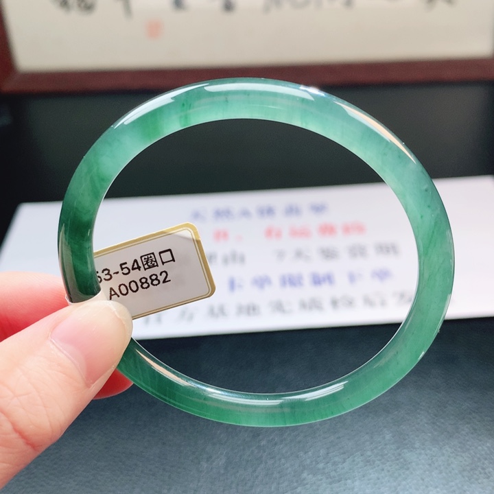 翡翠未镶嵌手镯翡翠手镯25