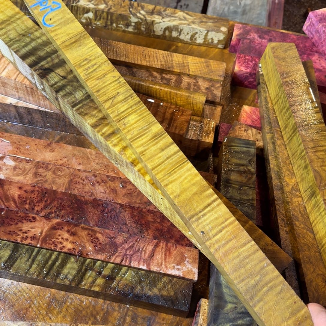 木金丝楠木细水波球杆料