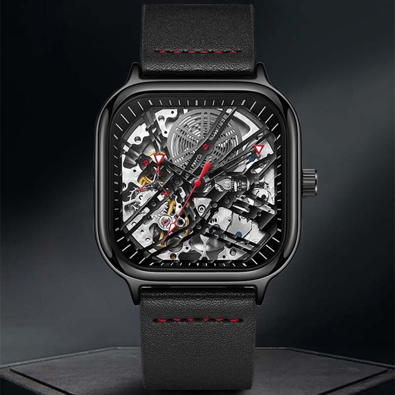 WISHDOIT高档男士商务机械腕表潮流男款z