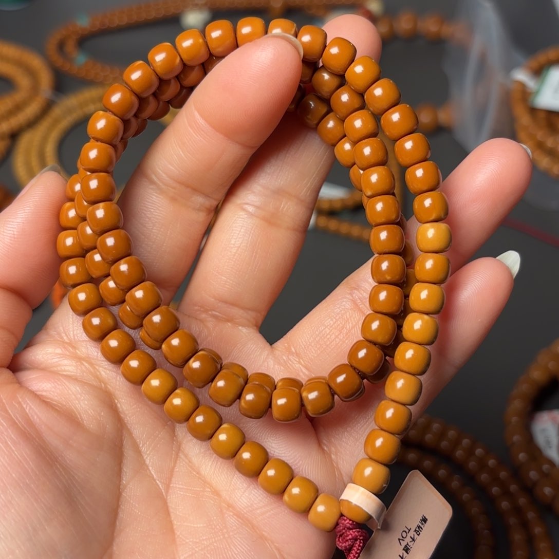 橄榄核手串东*橄榄核尖极限弧挂脖