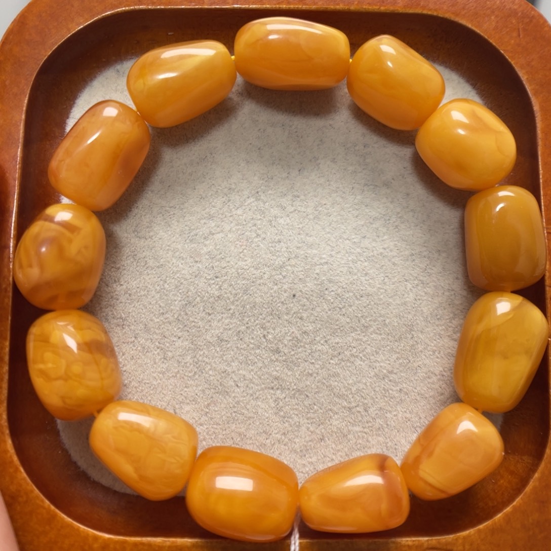 蜜蜡未镶嵌手串蜜蜡