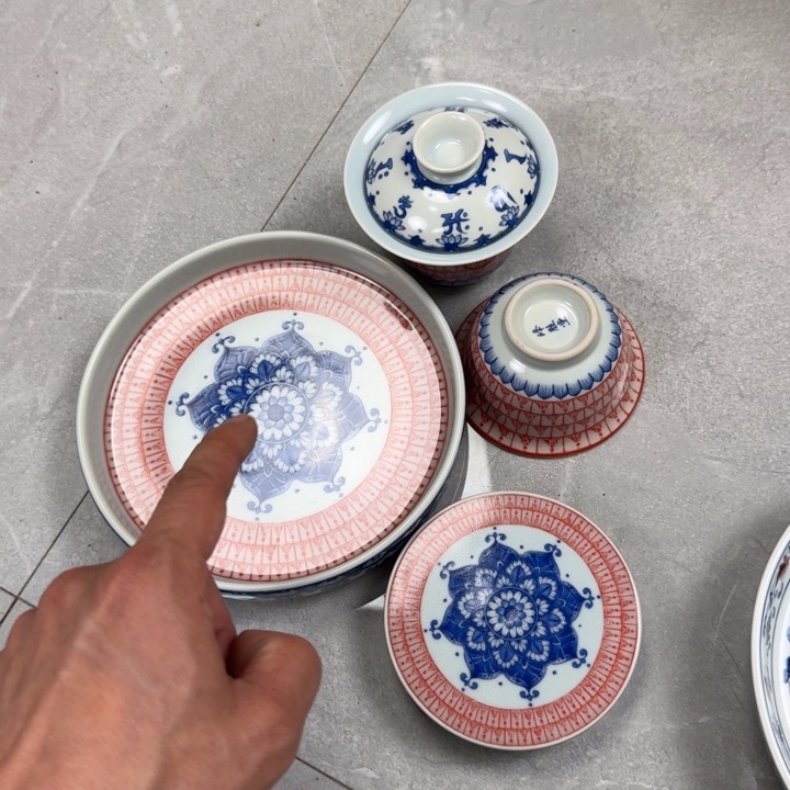 摆件景德镇千佛四件套