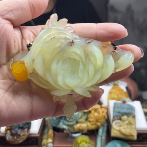 岫玉挂件未镶嵌挂件