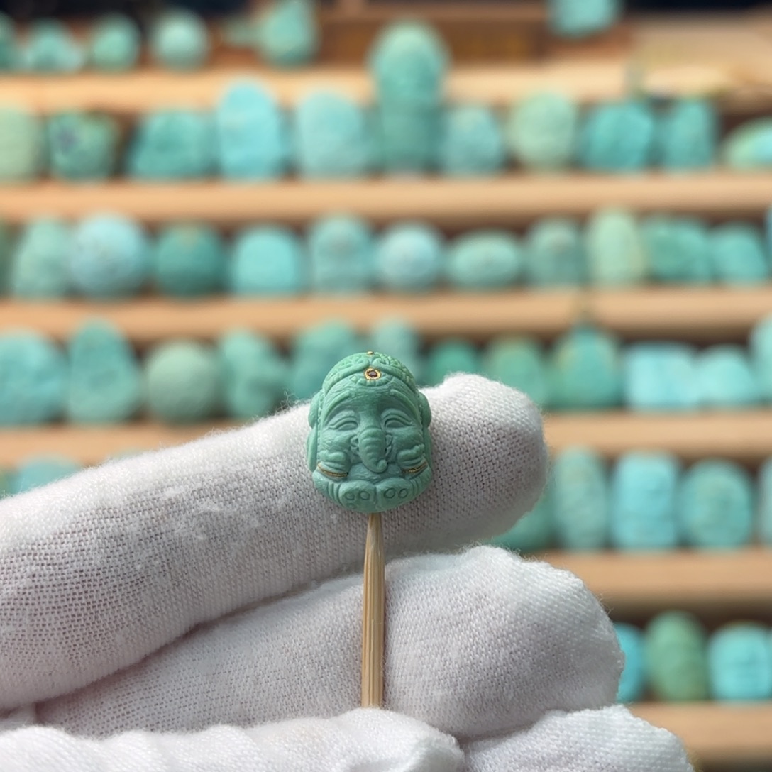 绿松石未镶嵌配饰